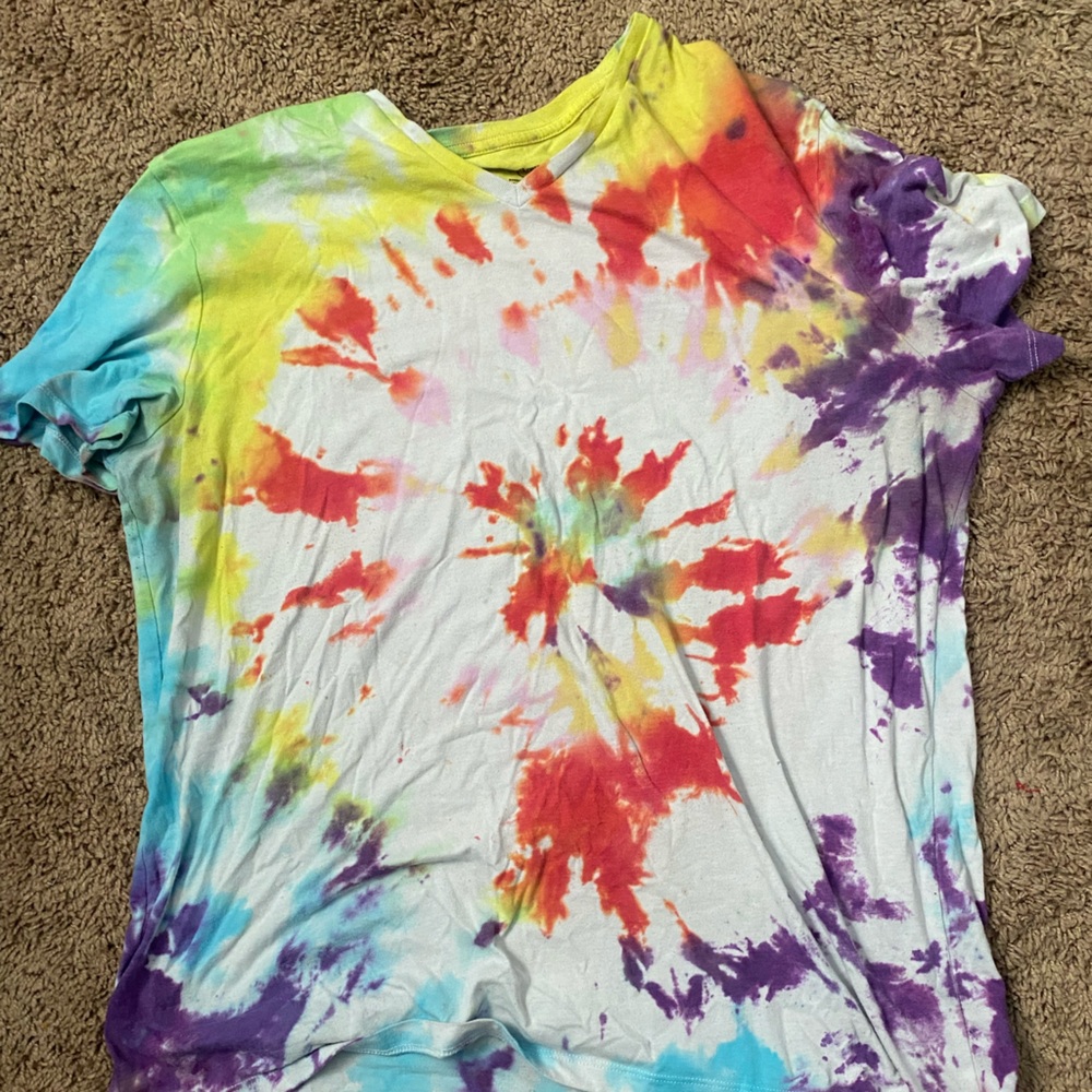 Goodfellow & Co Multicolor Tie-Dye Short Sleeve Tee
